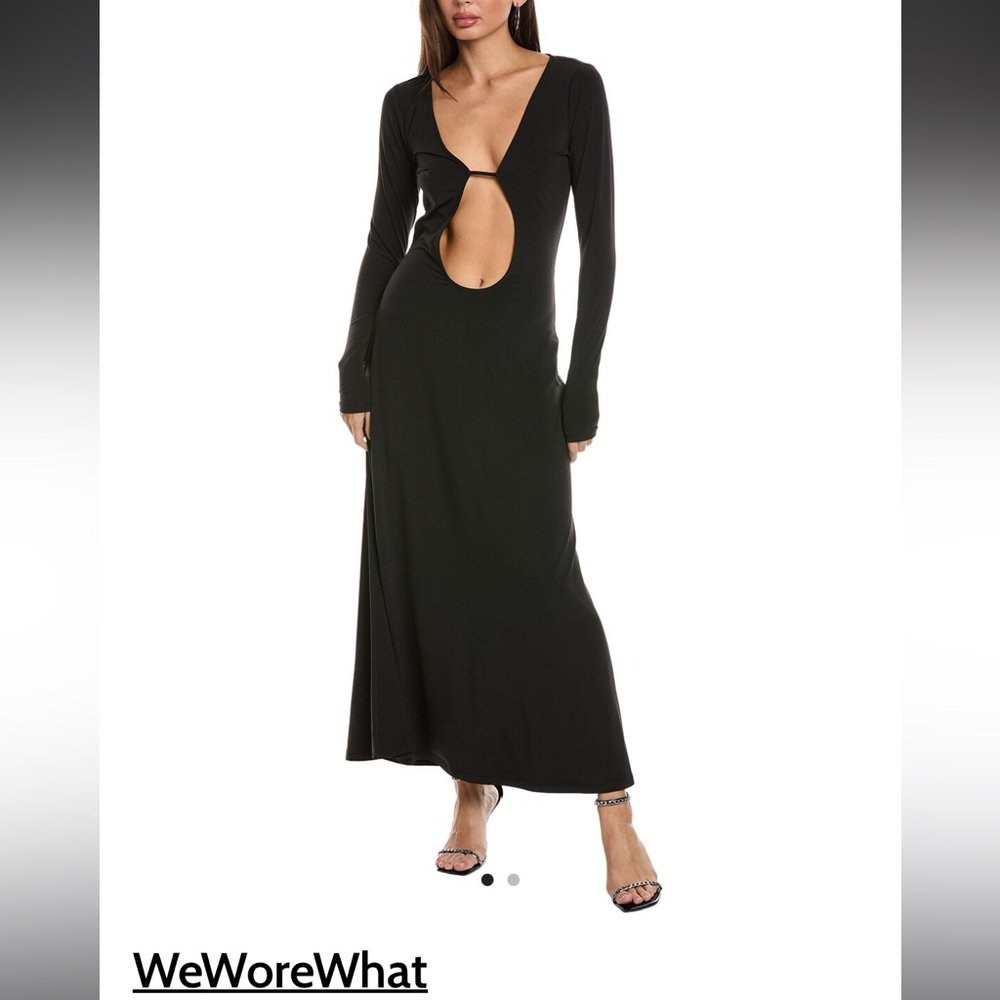 NEW WeWoreWhat Maxi Cutout Dress